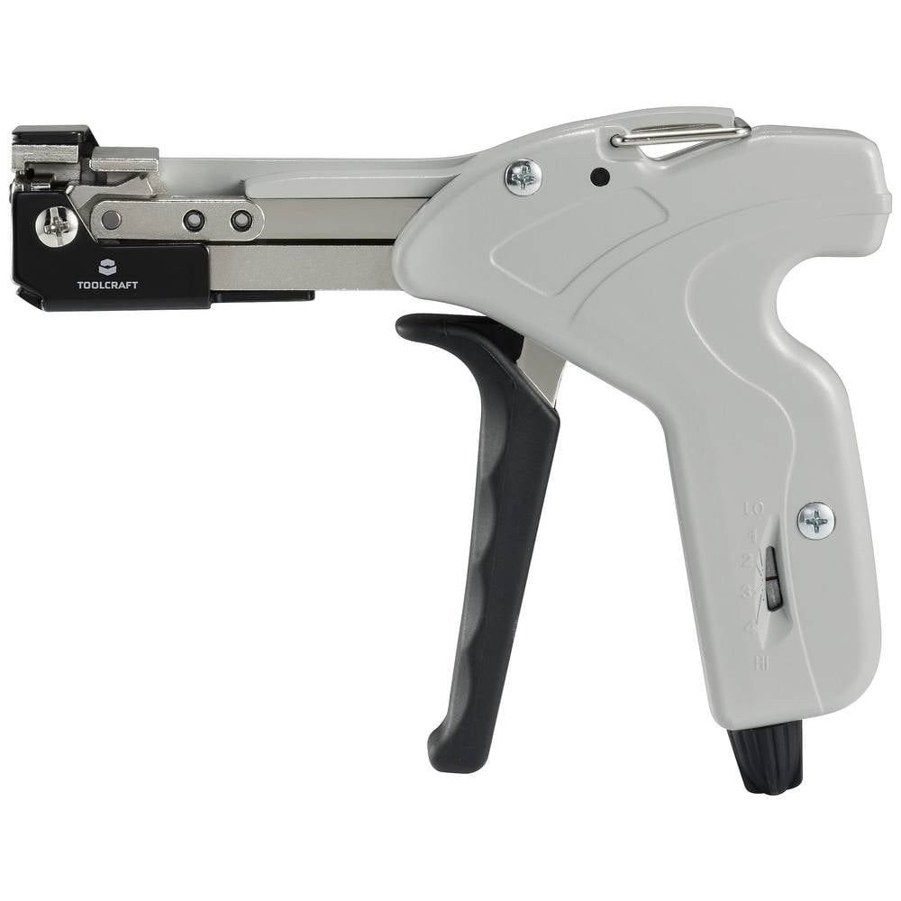 B-Ware Toolcraft Kabelbinderzange Edelstahlkabelbinder Grau Schwarz Grau Zange - 4064161223940