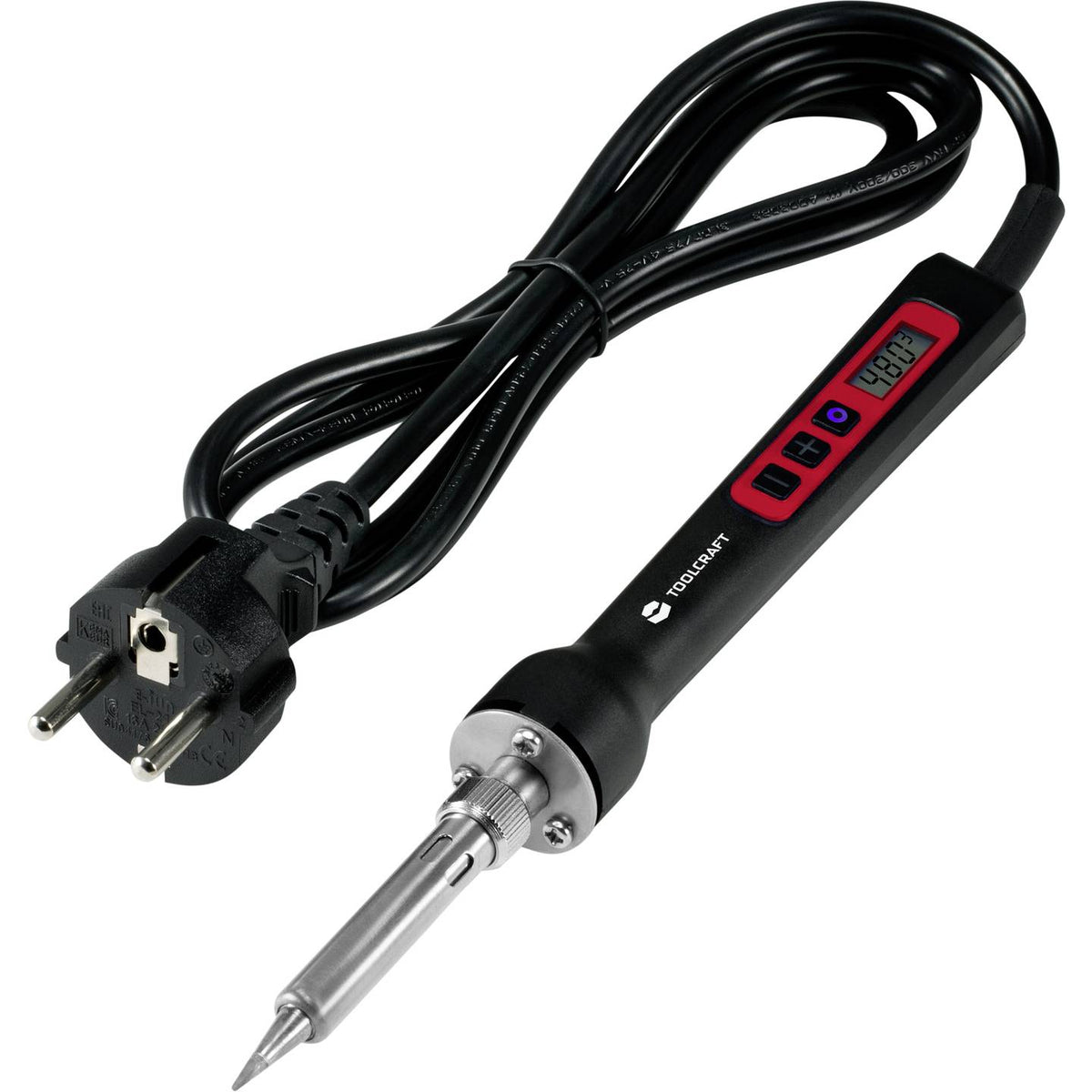 TOOLCRAFT Lötkolben Lötgerät LCD Lötstation Elektronik Reparatur Handgerät - 4053199976720