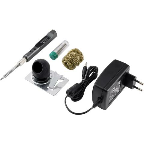 B-Ware Toolcraft Lötkolben Lötspitze Lötset Entlötpumpe Lötzinn Satz Elektronisch   567 - 4053199932177