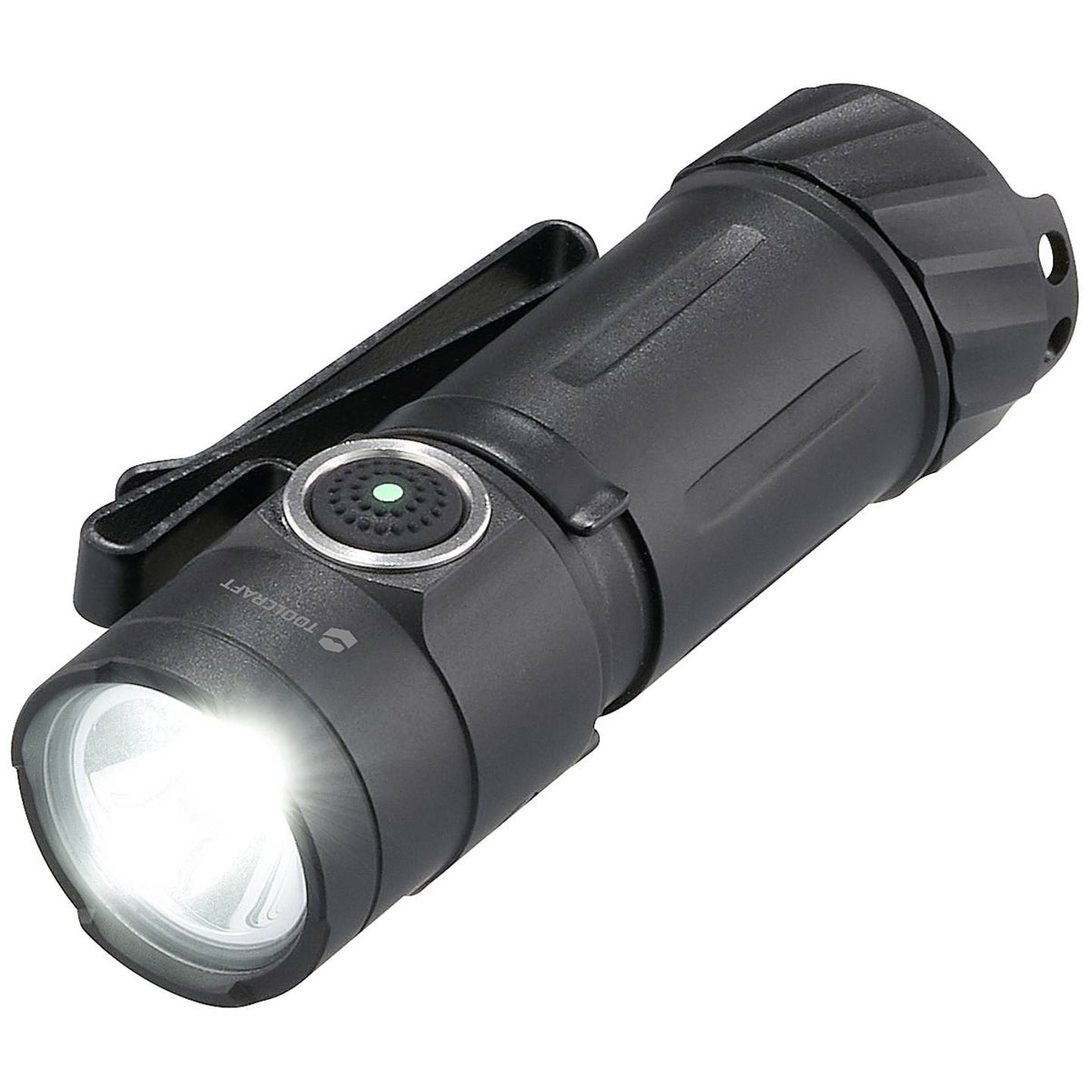 Toolcraf LED Taschenlampe Mini-Lampe Akku Schwarz verstellbar Aluminiumlegierung - 4064161336367