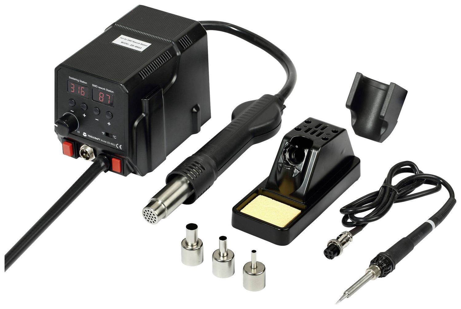C-Ware Toolcraft Löt /Entlötstation To 4861965 360 W Löten 50 Bis 480°C Siehe Text/Foto - 4053199519125