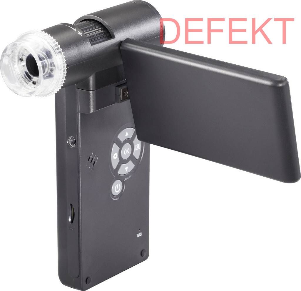 D-Ware Toolcraft Mikroskop Kamera Mit Monitor 12 Megapixel 300x Digital Defektware - 4053199995233