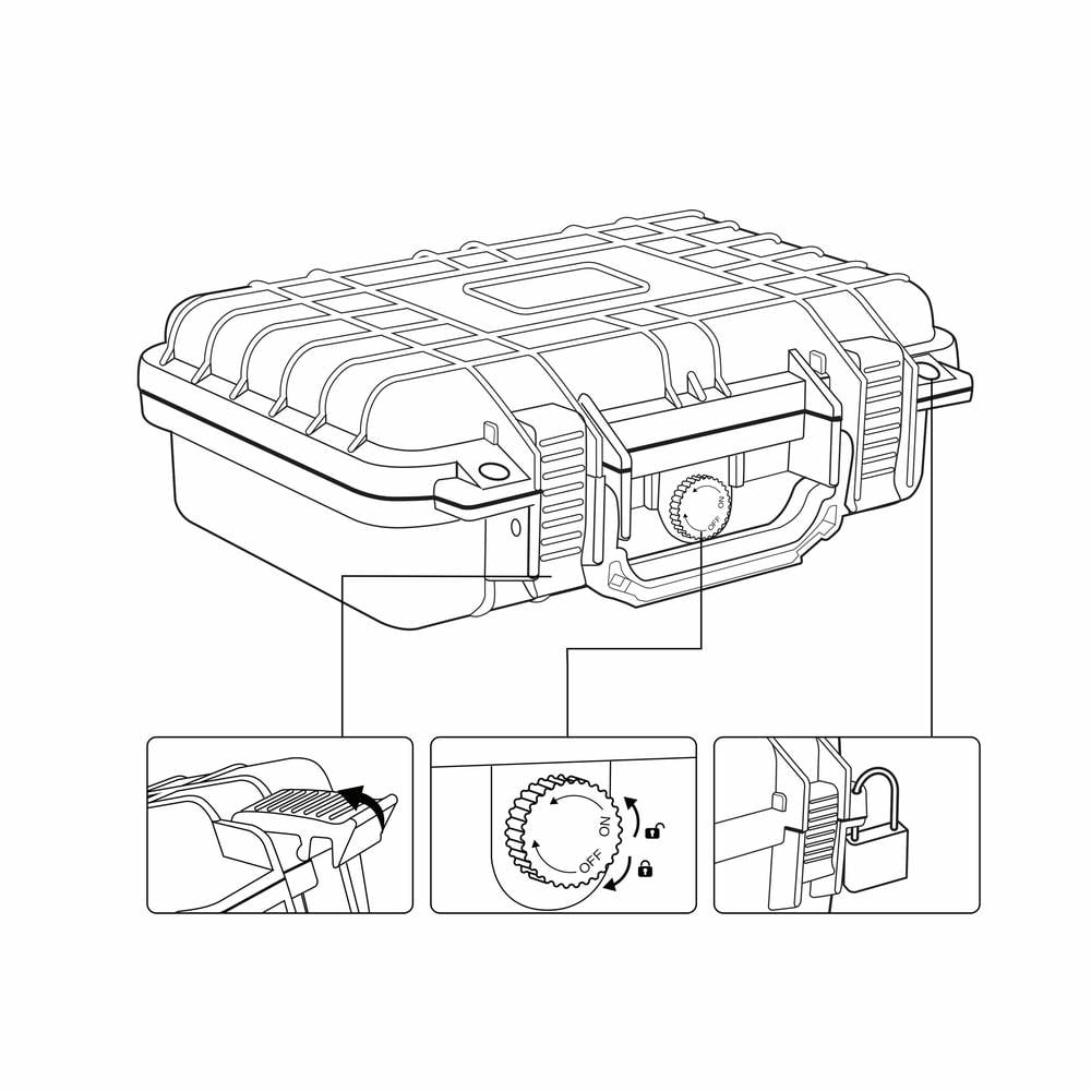 B-Ware Toolcraft To 7859268 Universal Werkzeugaufbewahrung Werkzeugkoffer 6 Stück - 4064161229362