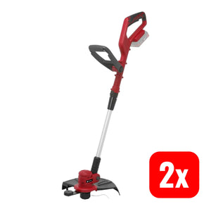 B-Ware Toolcraft Ras 200/Tawb 200 Akku Rasentrimmer Höhenverstellbarer Griff 2 Stück