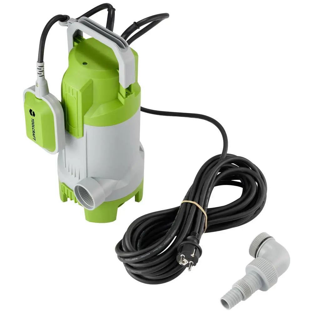 B-Ware Toolcraft Schmutzwasserpumpe Tauchpumpe Schwimmschalter 16000 L/H 8 M To 9632600 - 4064161335186