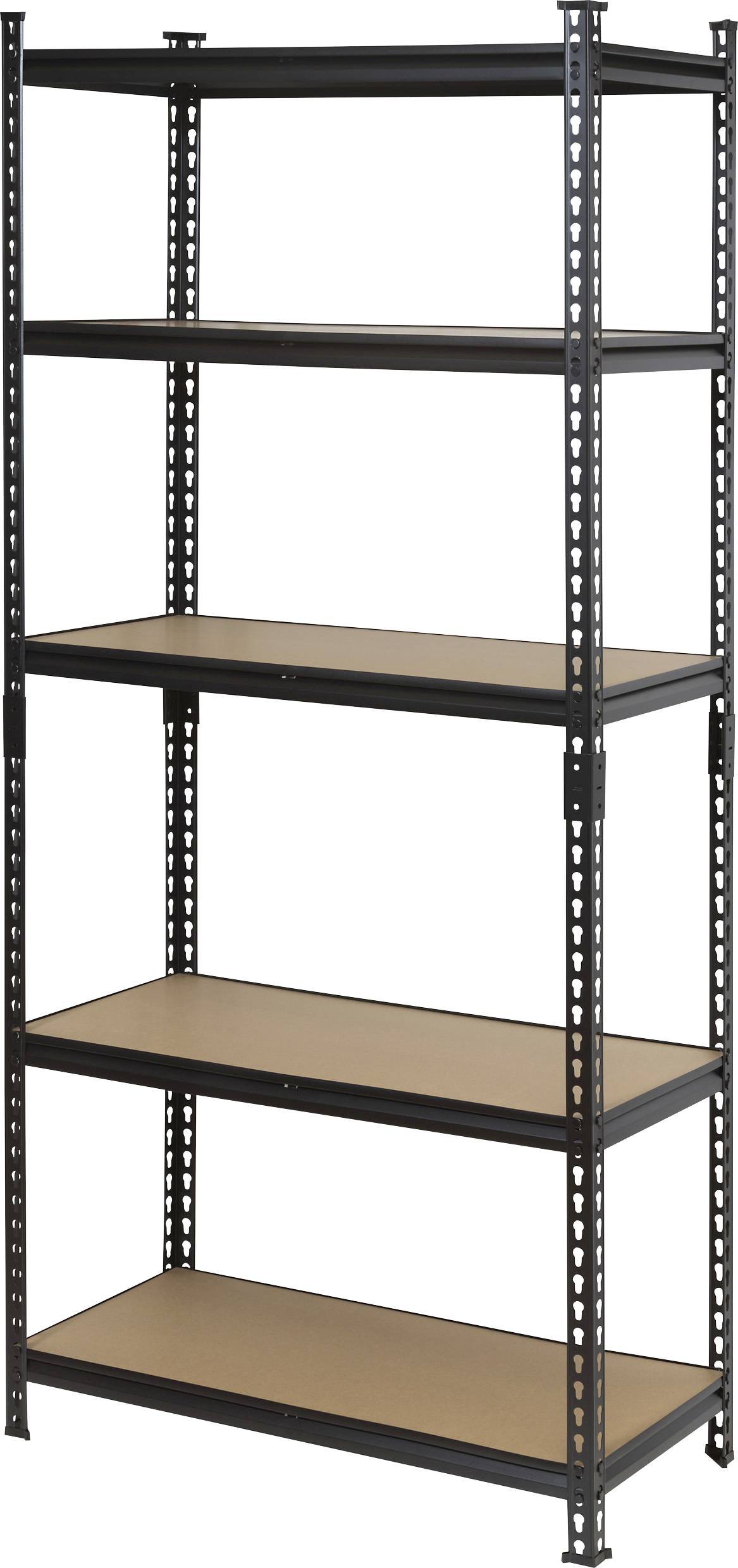 TOOLCRAFT SCHWERLASTREGAL Steckregal Regal 120kg Anthrazit Schwarz - 4064161342344