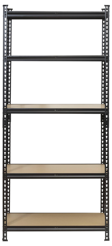 B-Ware Toolcraft Schwerlastregal Steckregal Regal 120kg Anthrazit Schwarz