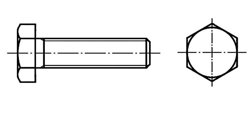 Toolcraft Sechskantschrauben M12 80 Mm Außensechskant Din 933 Montagematerial B-Ware - 4053199154302