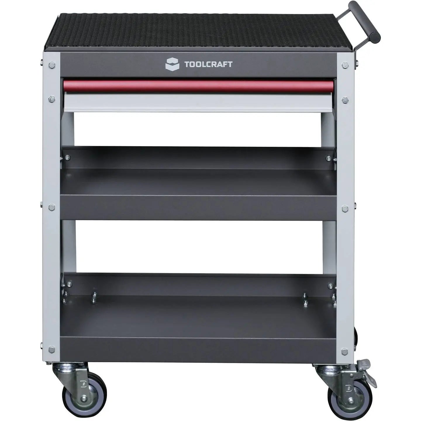 B-Ware Toolcraft Servicewagen Werkstattwagen Wagen Werkstatt Grau Rot 1 Schublade855 - 4016138833980
