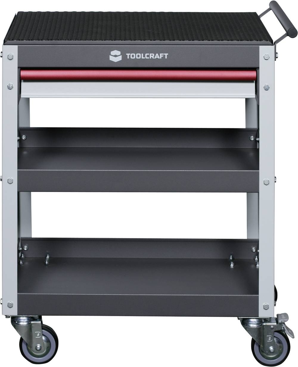 Toolcraft Servicewagen Werkstattwagen Wagen Werkstatt Grau Rot 1 Schublade - 4016138833980