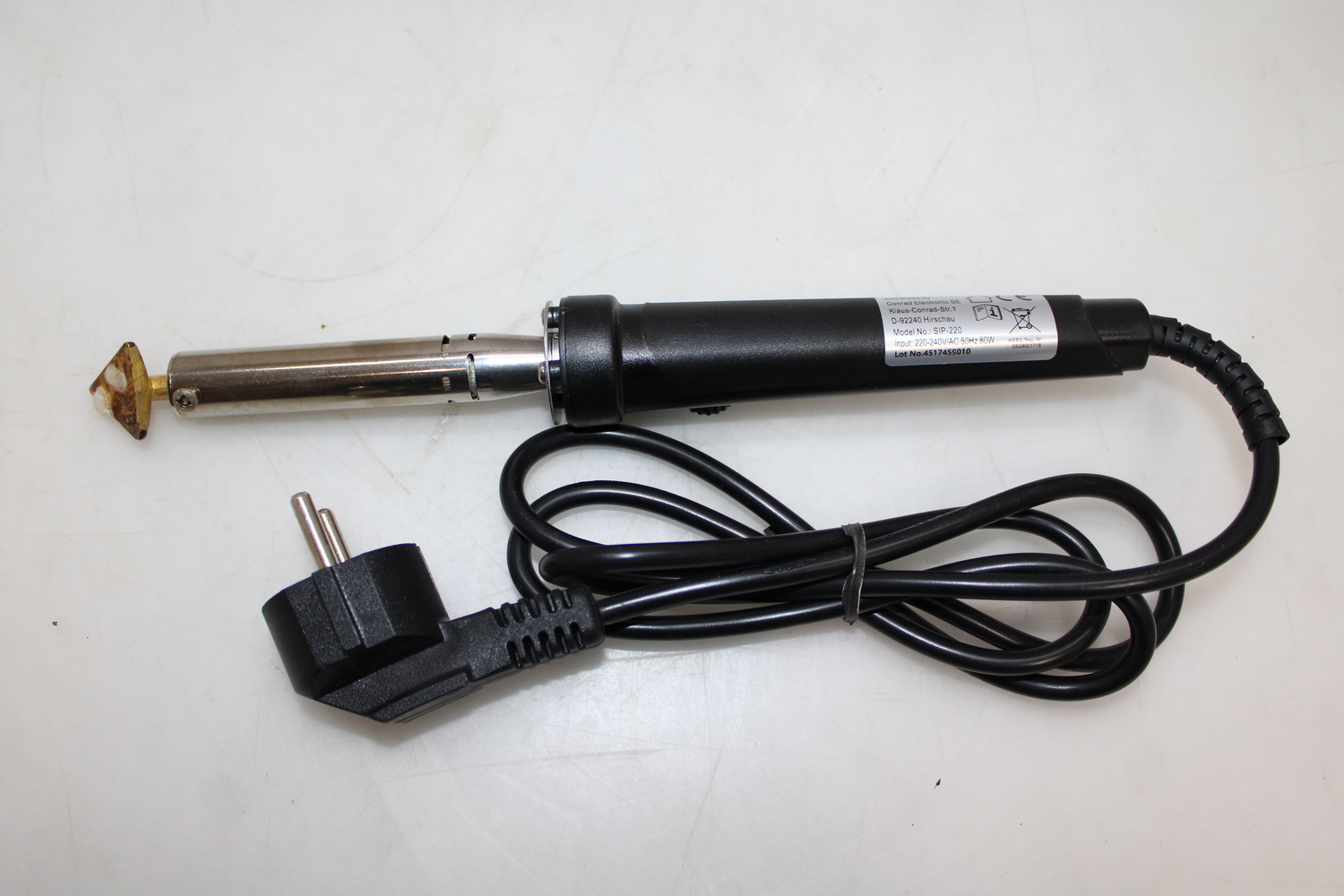 Toolcraft Sip 220 200   450 °C Kunststoff Reparaturset Inkl Lötspitze Defektware D-Ware - 4064161291666