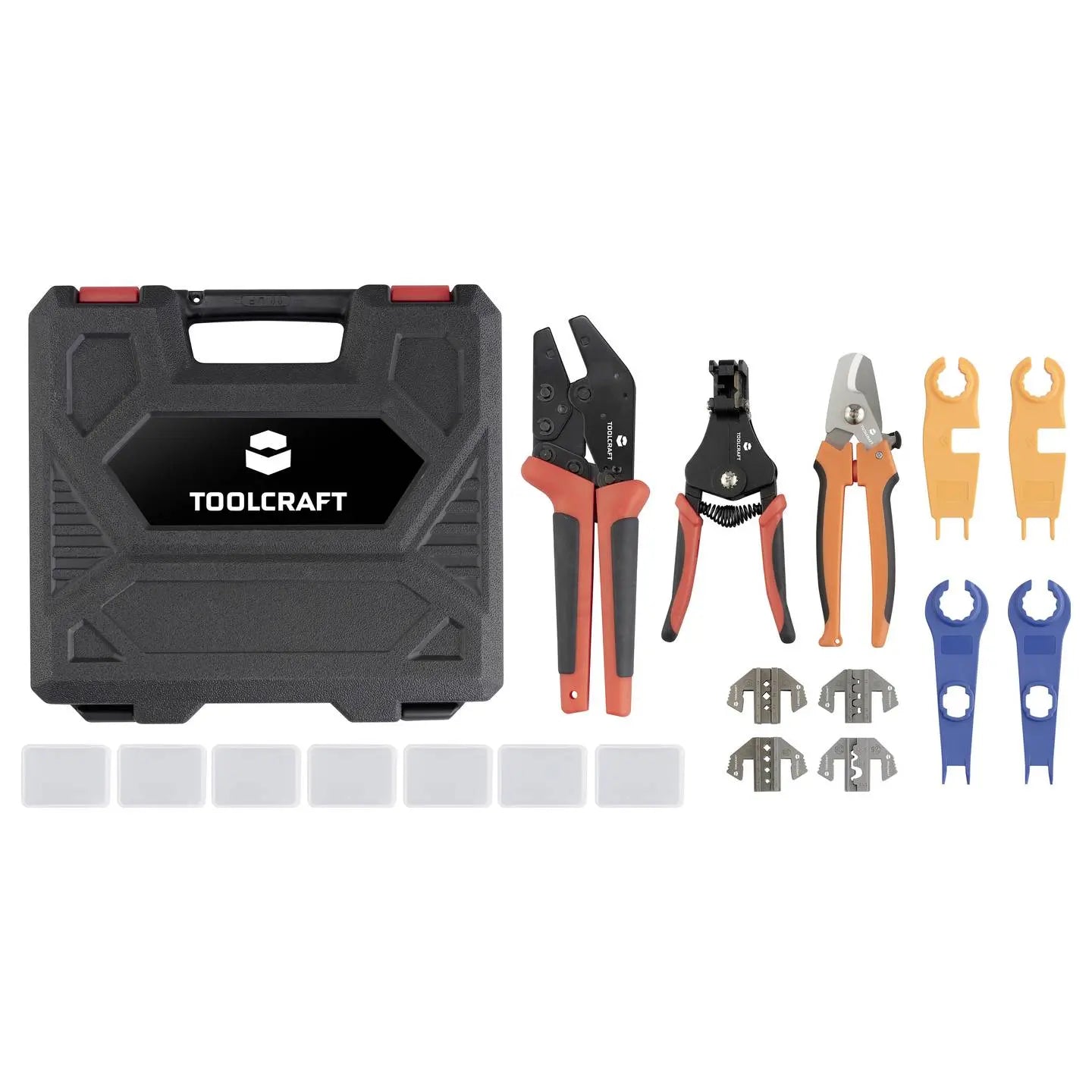 B-Ware Toolcraft Solar Installations Werkzeug Set Crimpwerkzeug Zange Set Solarkabel - 4064161336053