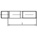 Toolcraft Stiftschrauben Bolzen Din939 M8x60 Stahl 8.8 Schraube Werkzeug Muttern B-Ware - 4053199174898
