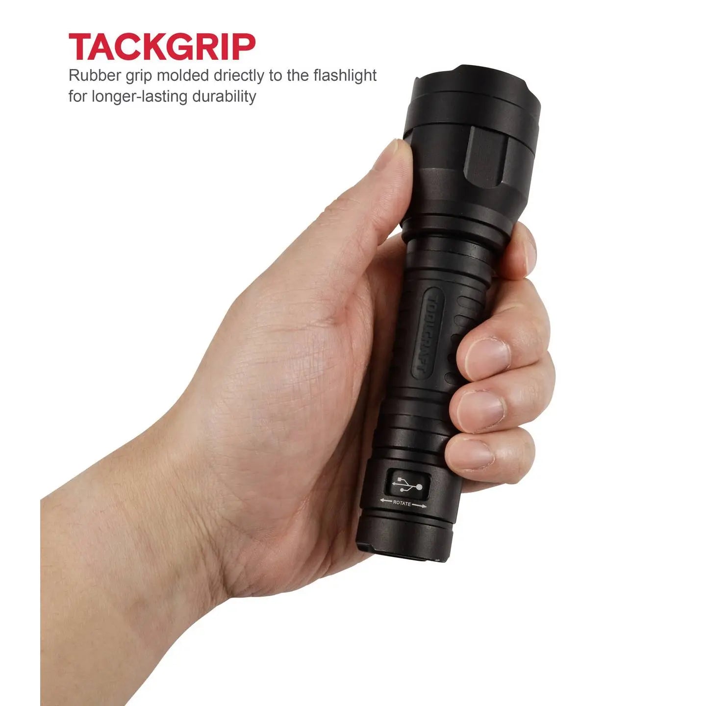 B-Ware Toolcraft Tack Grip Taschenlam Leuchte Licht Taschenlampe Led Handgerät - 4064161472362
