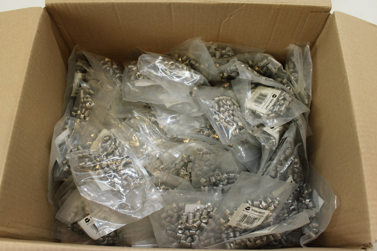 TOOLCRAFT TO-5343297 Gewindeeinsätze Gewindebuchsen M8 x 1.25 Edelstahl 92 SETS - 4053199580026