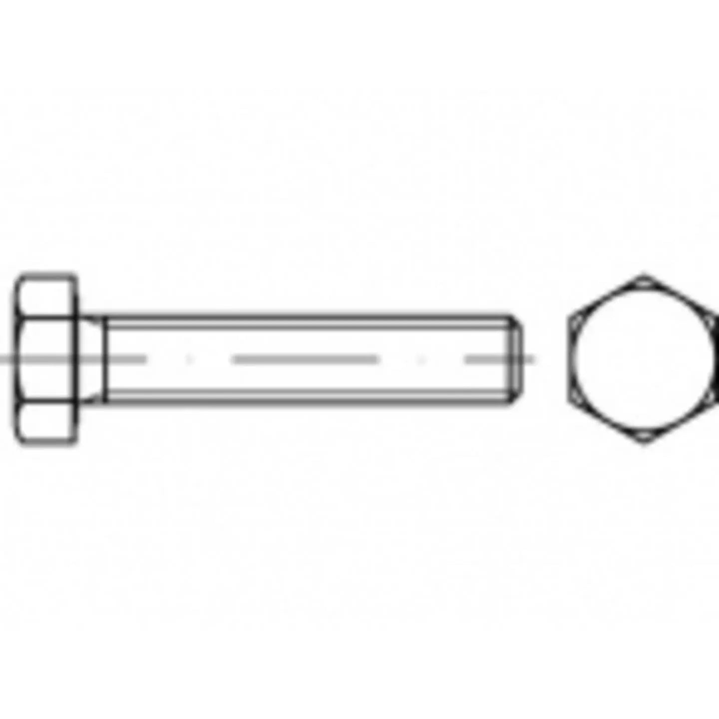 B-Ware Toolcraft Sechskantschraube Schraube M16 Edelstahl Außensechskant 50 Mm 50 Stück - 4053199616381