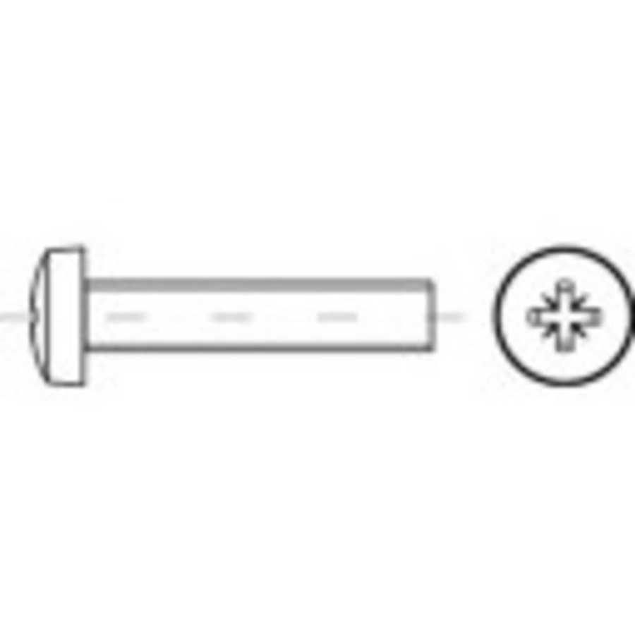 Toolcraft To 5375016 Linsenschrauben Schrauben M5 10 Mm Kreuzschlitz A2 500 St B-Ware - 4053199643295
