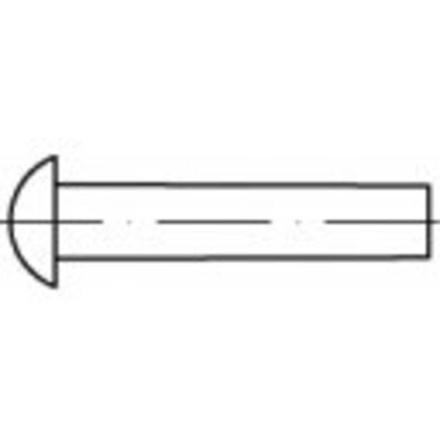 Toolcraft To 5448540 Halbrundniete Rundkopfniete Niete 5 Mm 500 Stück B-Ware - 4053199872718