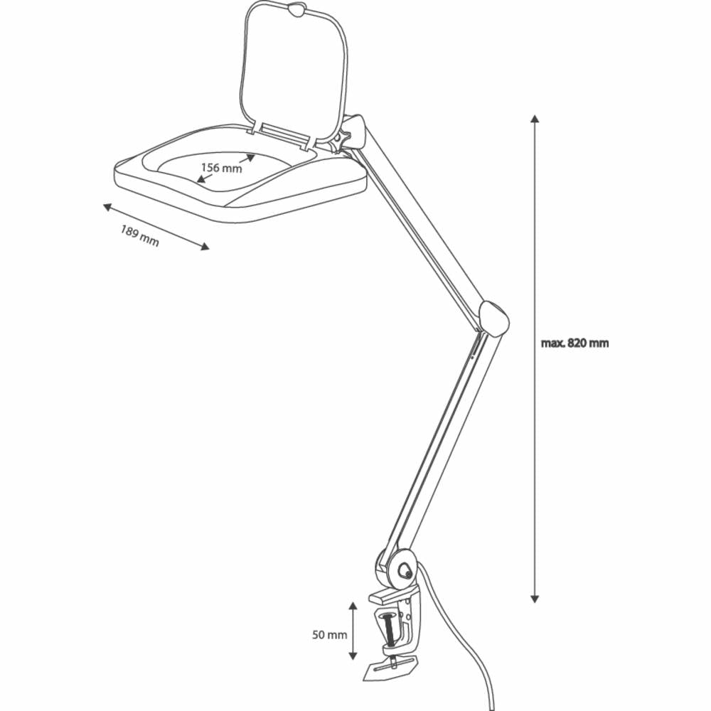 B-Ware Toolcraft To 7567476 Led Lupenleuchte Lampe Lupe Leuchte Schreibtischlampe Led - 4064161205144