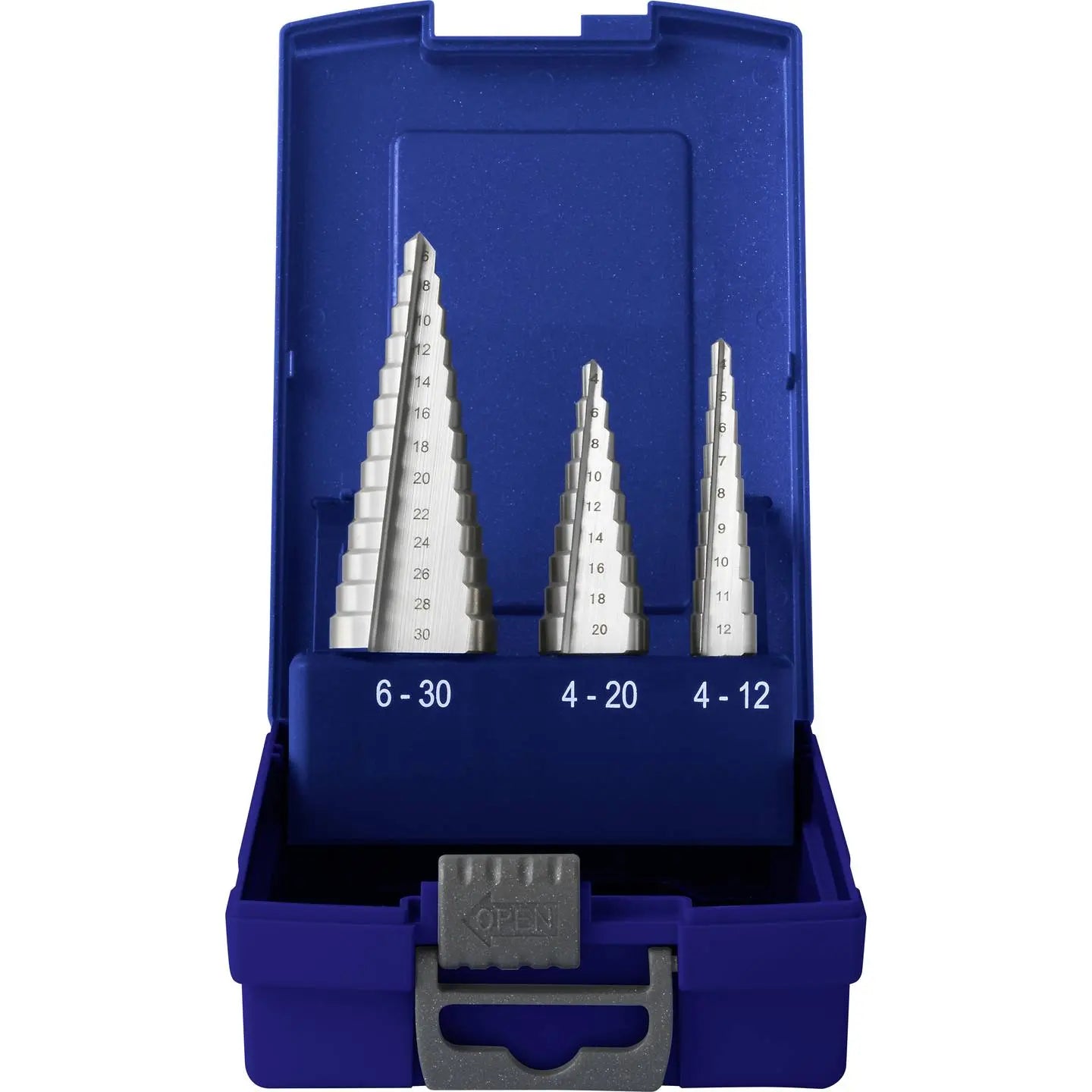 B-Ware Toolcraft Stufenbohrer Set Bohrer Hss Sortiment Metallbearbeitung 3 Teilig - 4064161076409