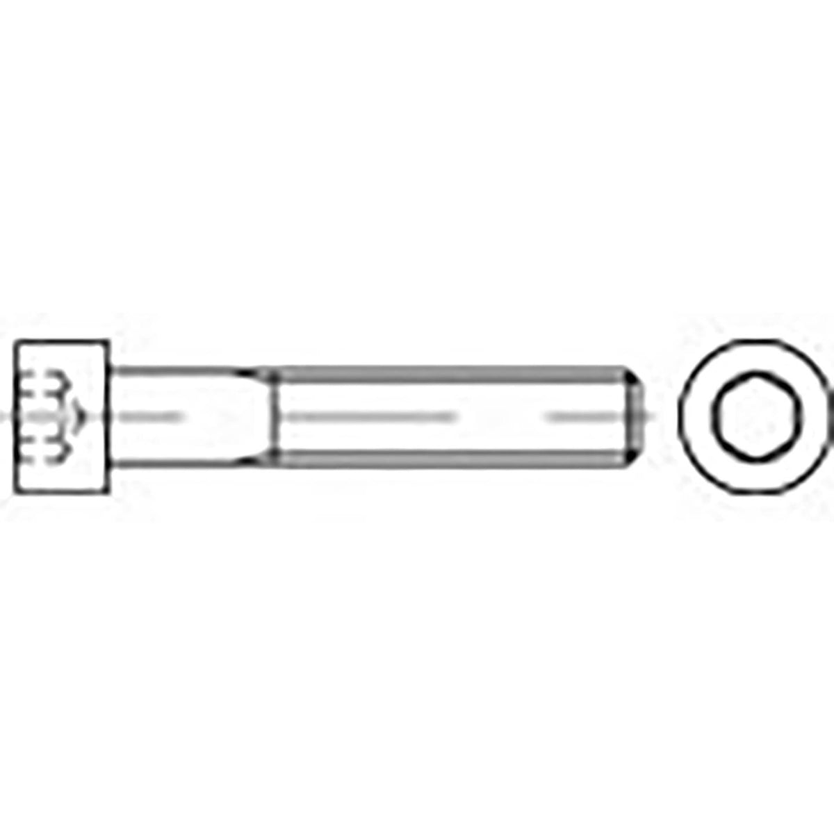 TOOLCRAFT Zylinderkopfschraube Schraube Sechskant Edelstahl A4 M5 35mm 100 Stück - 4064161101224
