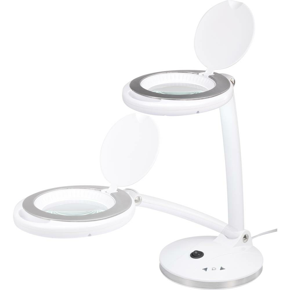 B-Ware Toolcraft Tisch Lupenleuchte Arbeitsleuchte Lupe Lampe Leuchte 1.75 X Eek:F Weiß - 4064161198897