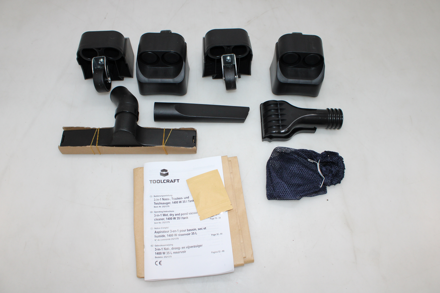 Toolcraft To 7564137 Schlamm Trocken Nass Sauger 35 L Teichsauger Kombisauger    D-Ware - 4064161201566