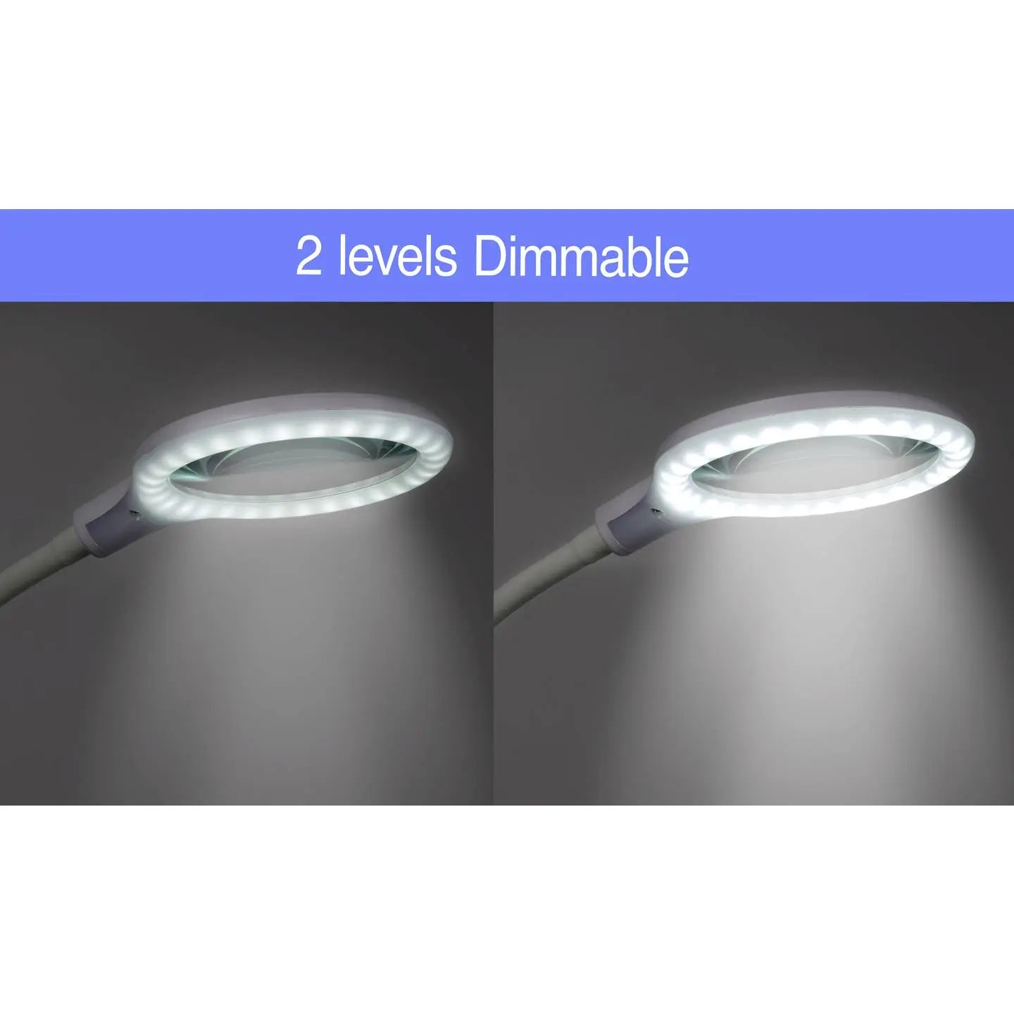 B-Ware Toolcraft Lupenleuchte Lupenlampe Led Tischleuchte Schwanenhals Vergrößerung - 4064161318400