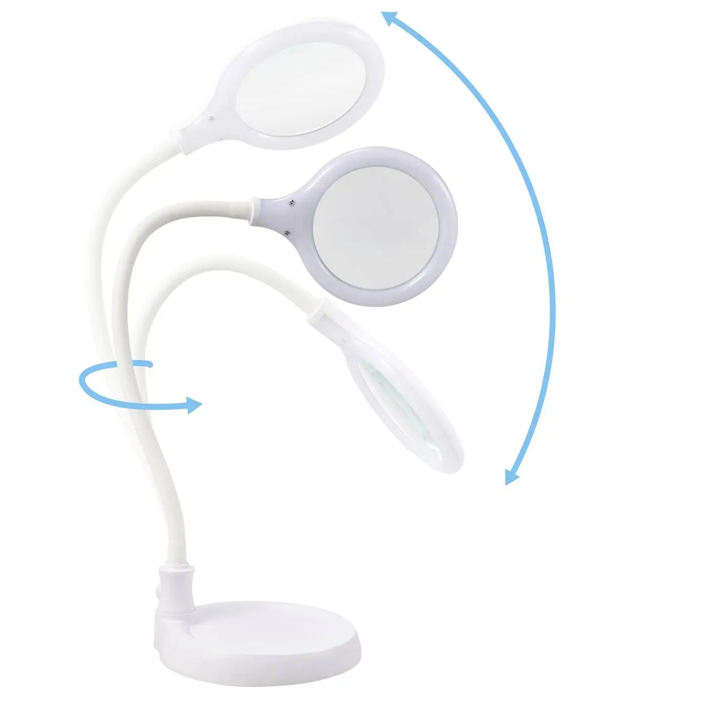B-Ware Toolcraft Lupenleuchte Lupenlampe Led Tischleuchte Schwanenhals Vergrößerung - 4064161318400