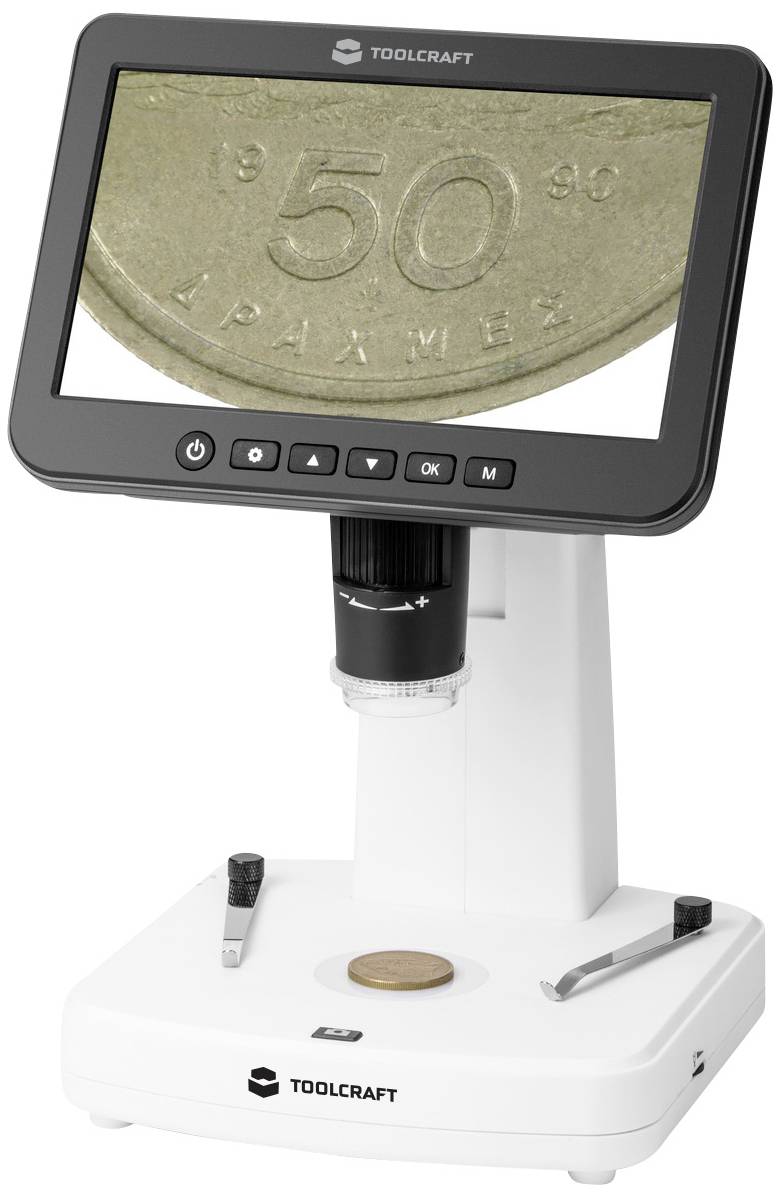 TOOLCRAFT TO-9407067 Digital-Mikroskop 300 x Auflicht Durchlicht Messwerkzeug - 4064161323268