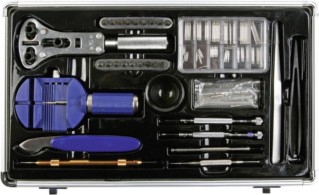 Toolcraft Uhrmacher Werkzeugsatz Uhrwerkzeug Uhrmacherwerkzeuge Spezialwerkzeug B-Ware - 4064161207384