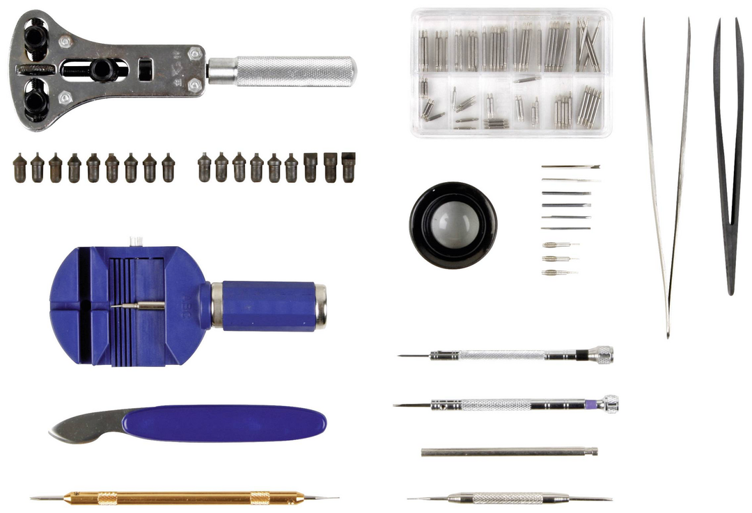 Toolcraft Uhrmacher Werkzeugsatz Uhrwerkzeug Uhrmacherwerkzeuge Spezialwerkzeug B-Ware - 4064161207384