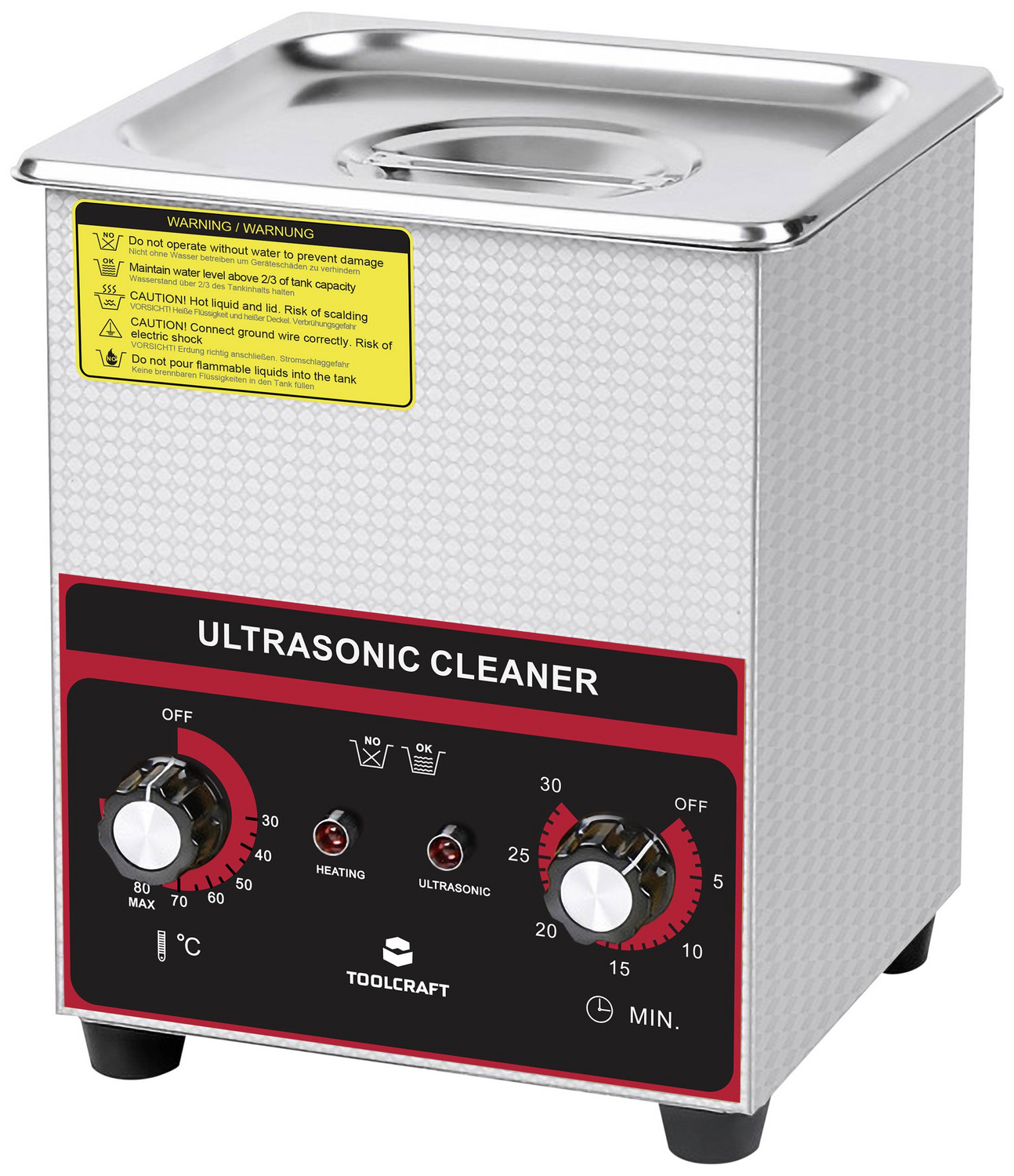 B-Ware Toolcraft Usc200 Ultraschallreiniger Schmuckreiniger Werkzeugreiniger Siehe Text - 4064161294117
