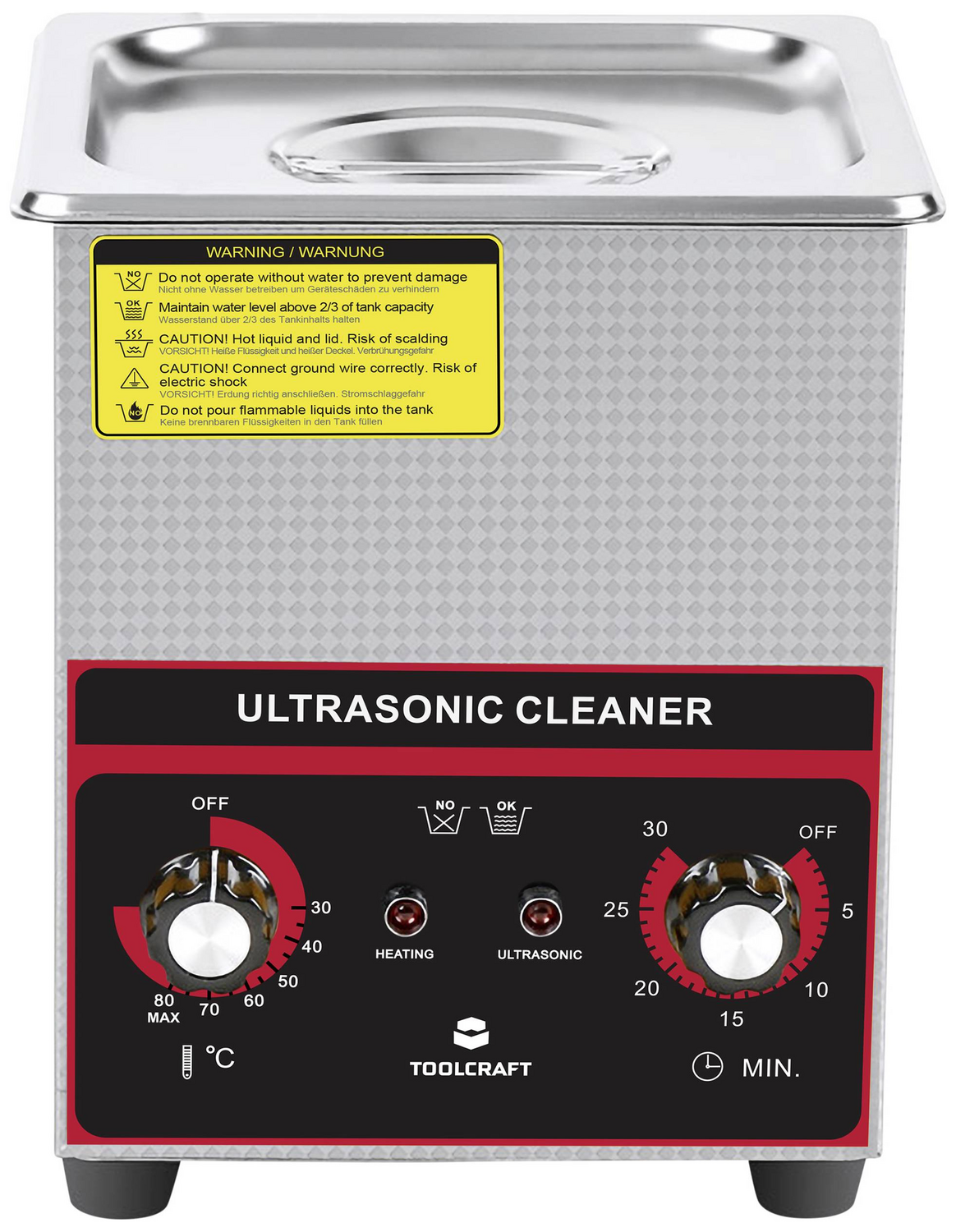 B-Ware Toolcraft Usc 200 Ultraschallreiniger Schmuckreiniger Werkzeugreiniger
