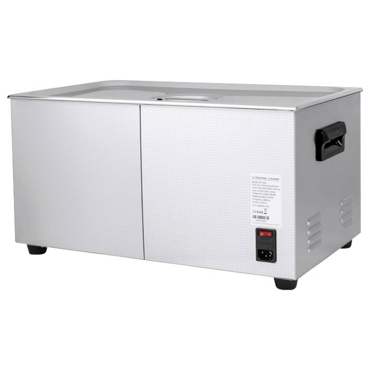 TOOLCRAFT USC-2200 ULTRASCHALL Ultraschallreiniger Gerät Reinigung 22L Edelstahl - 4064161340913