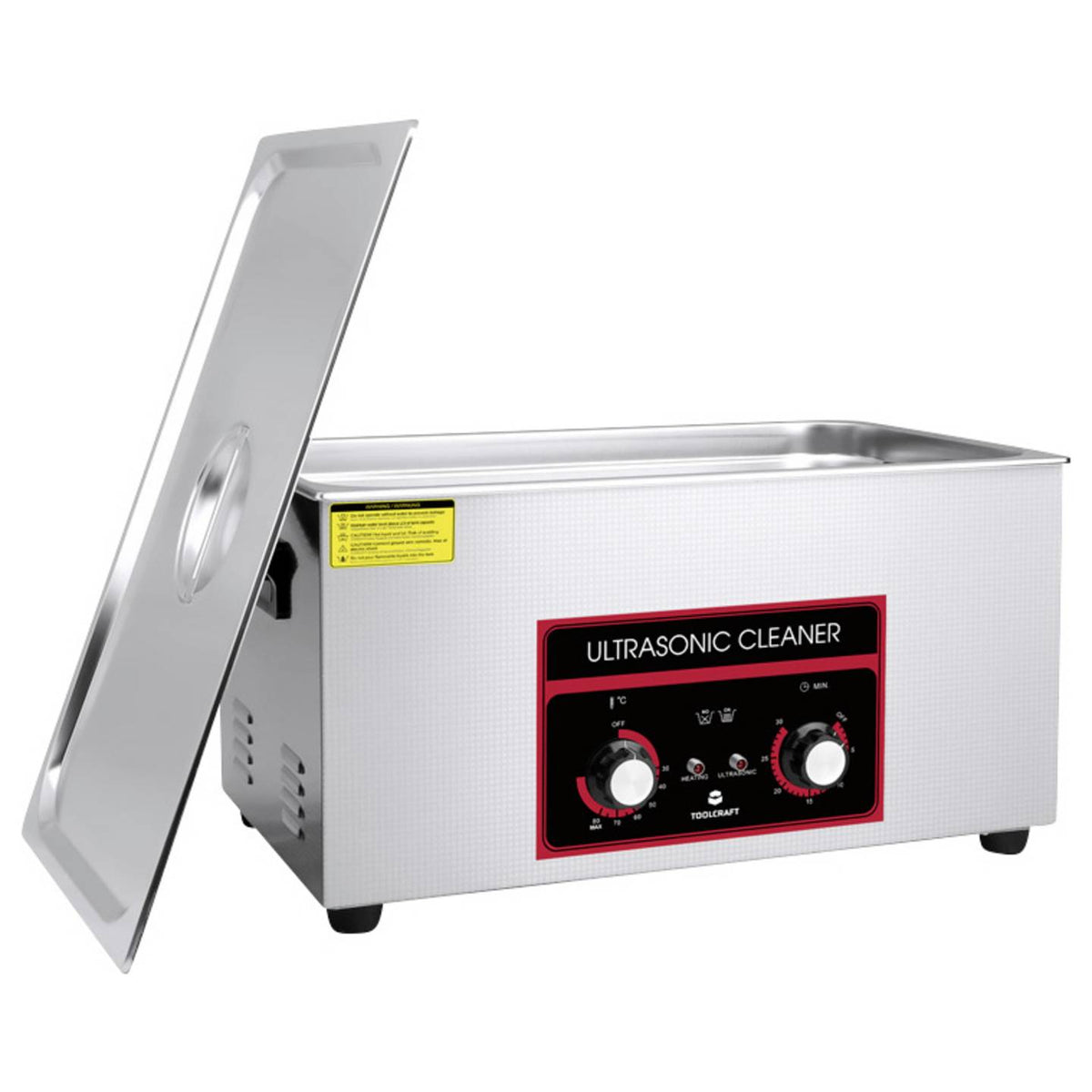 TOOLCRAFT USC-2200 ULTRASCHALL Ultraschallreiniger Gerät Reinigung 22L Edelstahl - 4064161340913