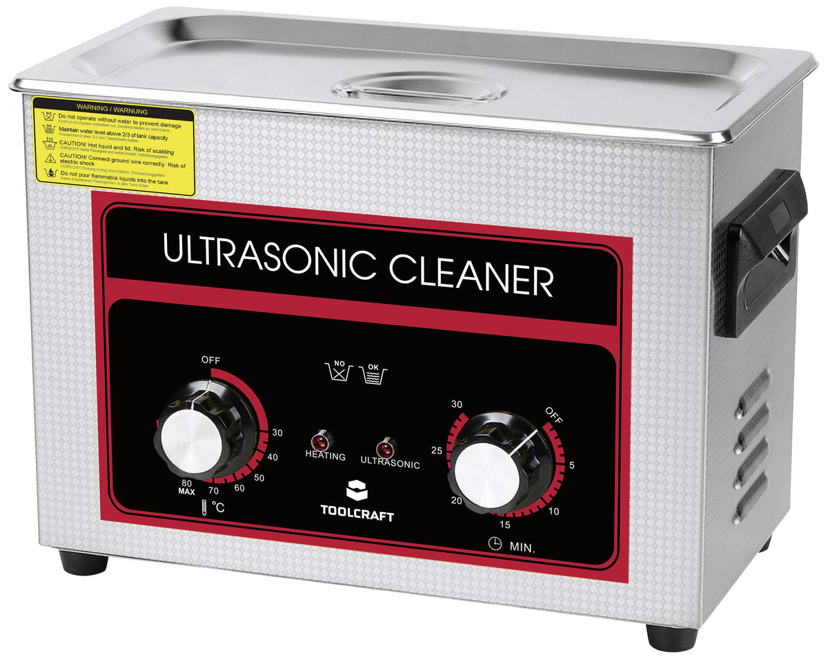 TOOLCRAFT USC-450 Ultraschallreiniger Schmuck Werkstatt Bürobedarf 380 W 4.5 l - 4064161294124