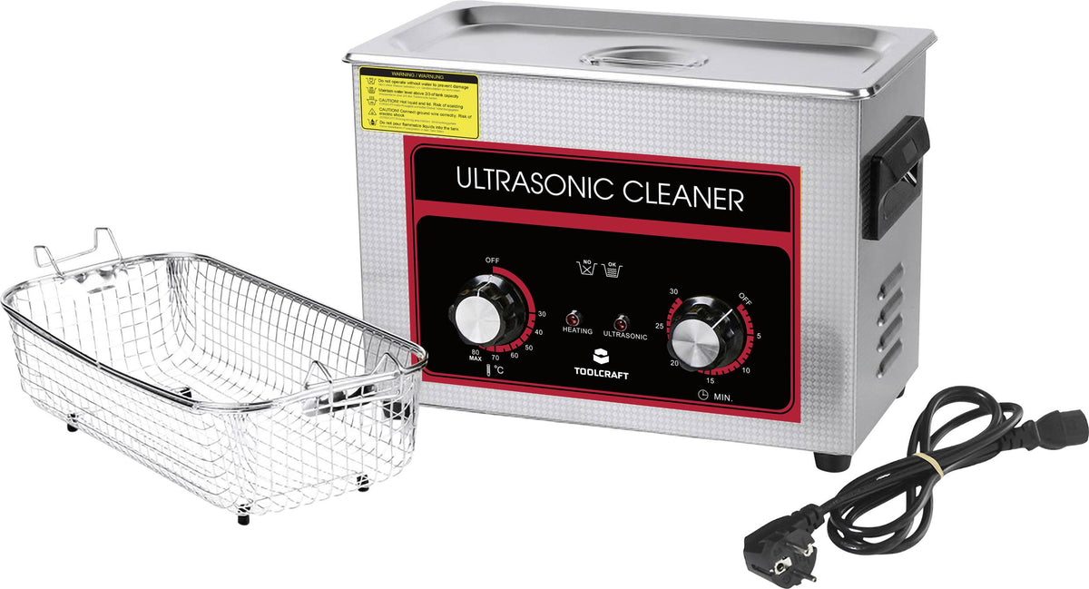 TOOLCRAFT USC-450 Ultraschallreiniger Schmuck Werkstatt Bürobedarf 380 W 4.5 l - 4064161294124