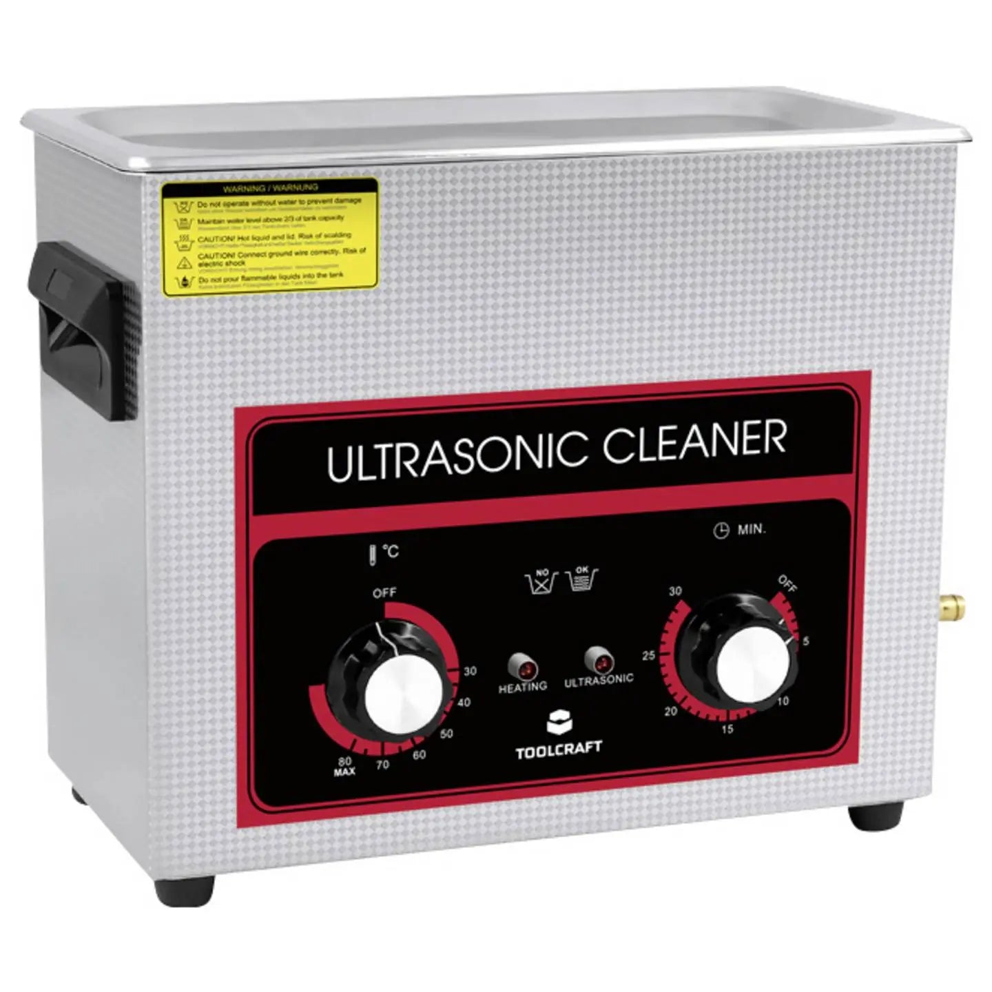 B-Ware Toolcraft Ultraschallreiniger Reinigungsgerät Schmuck Werkstatt 6.5 L Heizung - 4064161340890