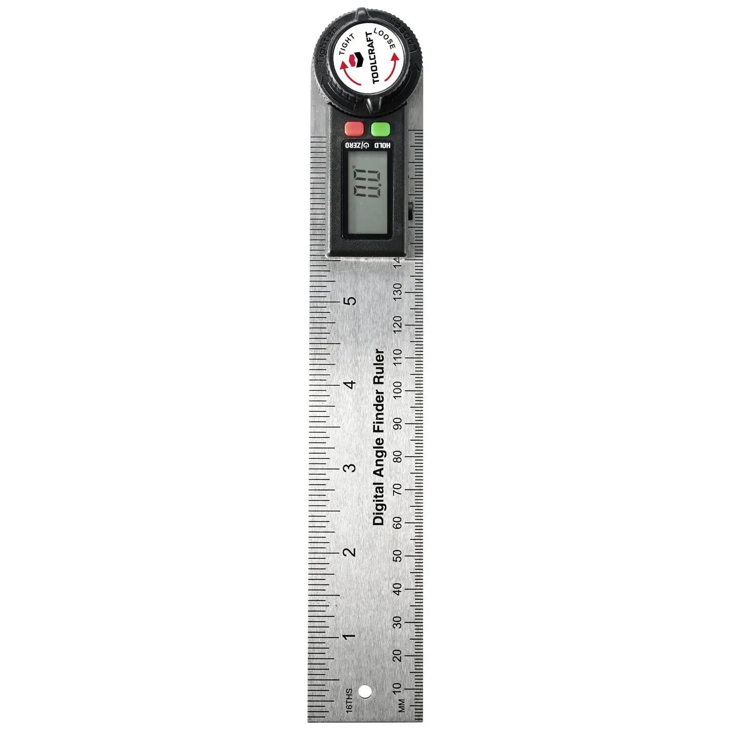 B-Ware Toolcraft Winkelmesser Winkelsucher Digital Edelstahl Betriebsanleitung Batterie - 4064161293691