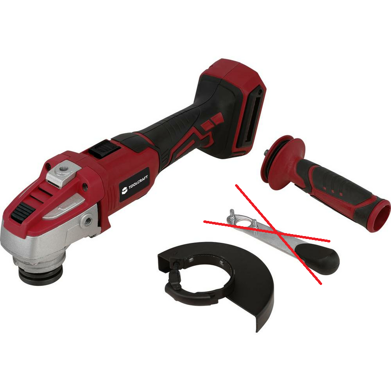 Toolcraft Wss 100 Tawb 200 Akku Winkelschleifer Schleifer Siehe Text/Foto B-Ware - 4053199993604