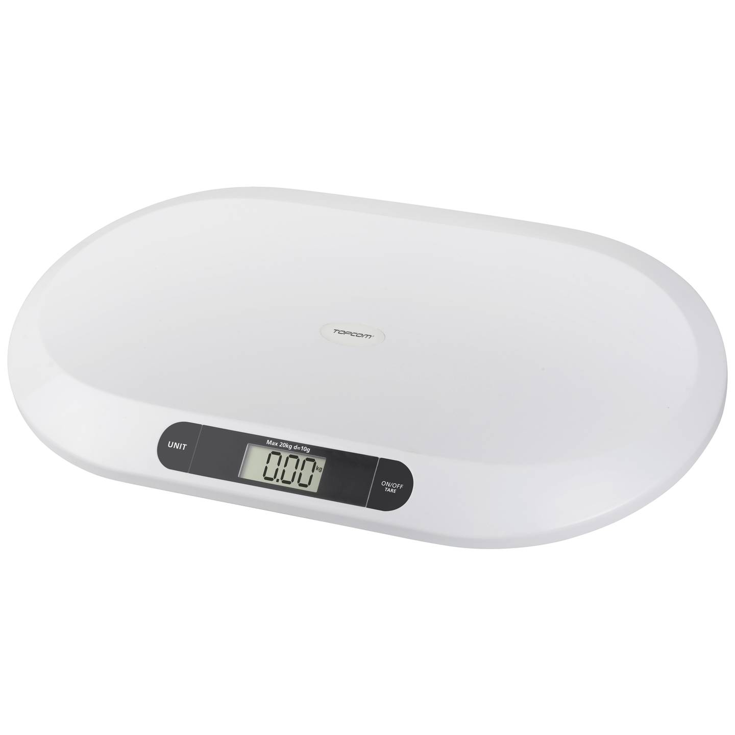 B-Ware Topcom Babywaage Säuglingswaage Digital Wägebereich 20 Kg Weiß Tara Funktion377 - 5411519017314