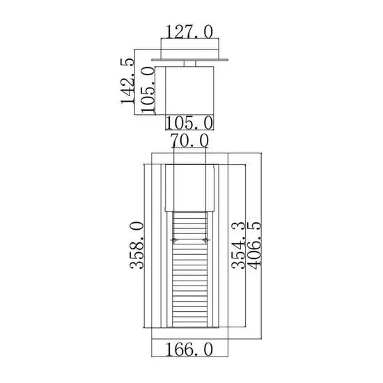 B-Ware Sorel Led Wandleuchte Außenlampe Außenbeleuchtung Bronzefarben Modernes Licht - 5024005300014