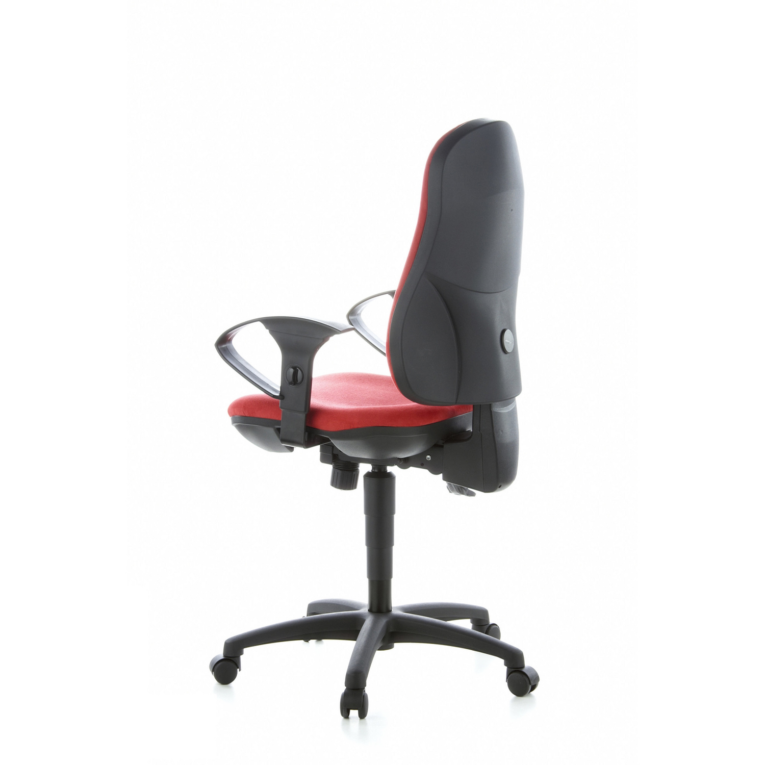 B-Ware Topstar Bürostuhl Drehstuhl Stuhl Ergo Sydney Stoff Rot Bandscheibensitz Lehne - 4014296042268