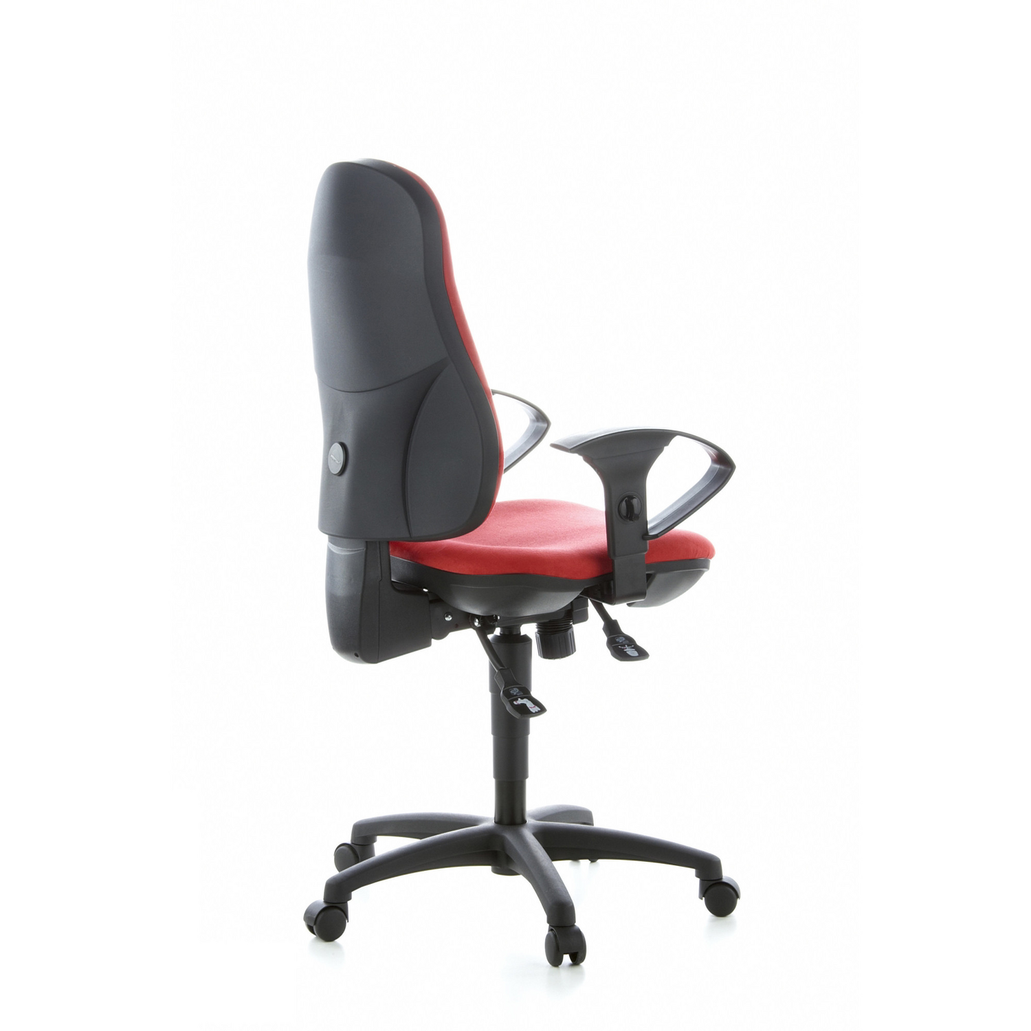 B-Ware Topstar Bürostuhl Drehstuhl Stuhl Ergo Sydney Stoff Rot Bandscheibensitz Lehne - 4014296042268