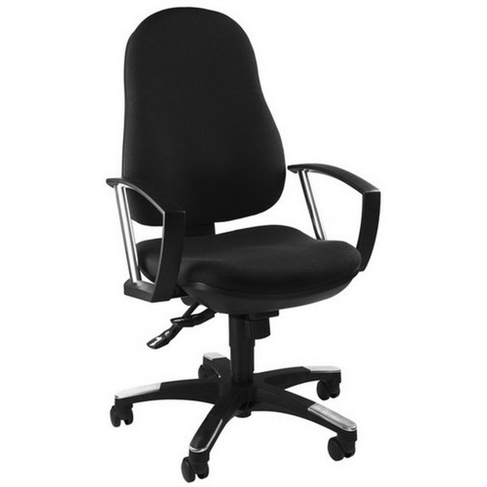 B-Ware Topstar Bürostuhl Drehstuhl Bandscheibenstuhl Rückenlehne Lendenstütze Schwarz - 4014296631523
