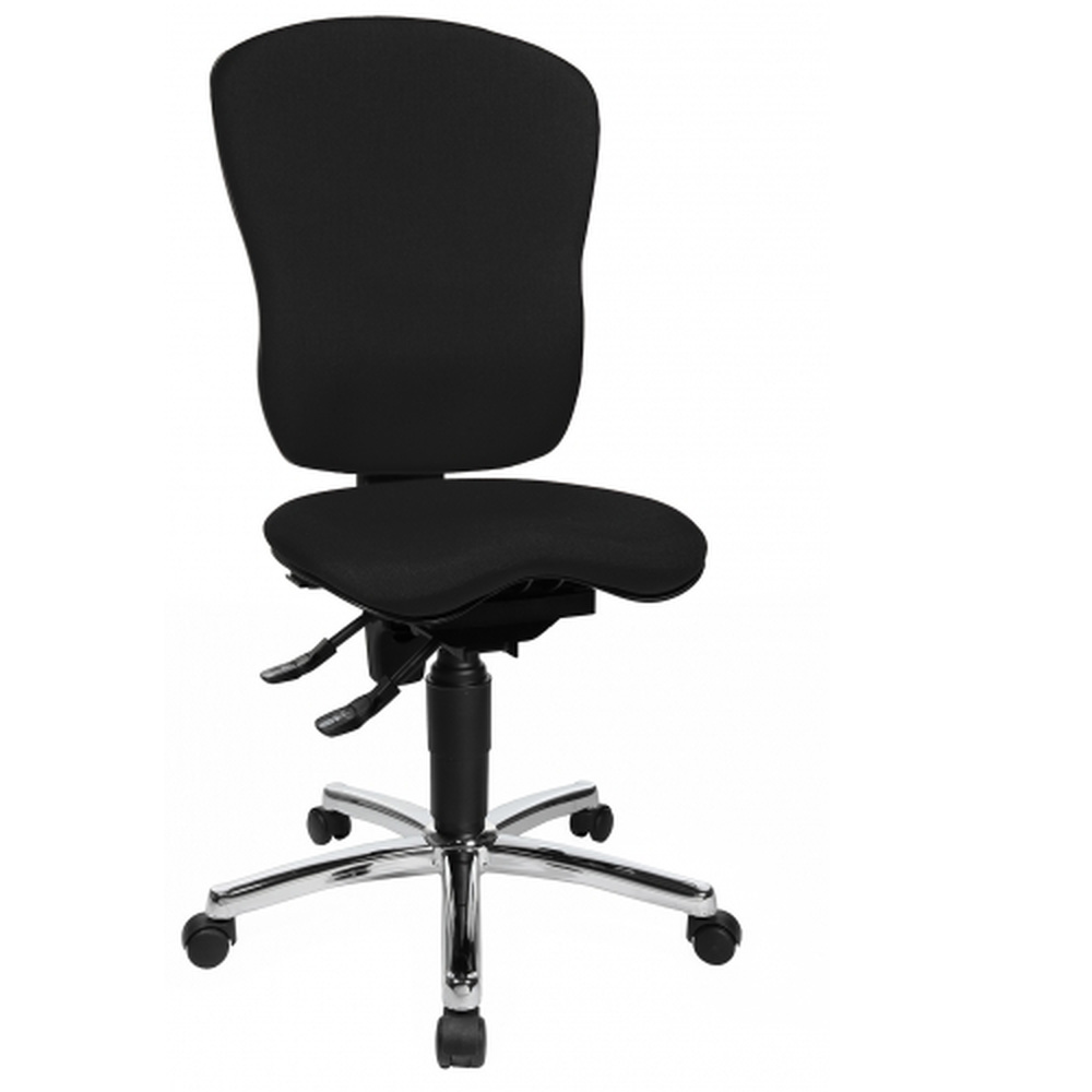B-Ware Topstar Bürostuhl Drehstuhl Wellnessstuhl Sitness Profi Schwarz Orthositz Stuhl - 4014296327518