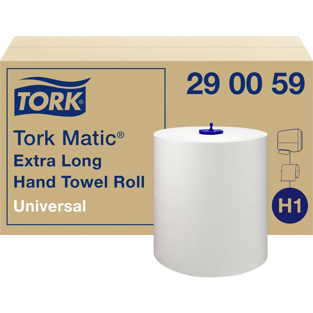 Tork 290059 Papierhandtücher Handtücher Handtuchrolle Papier Weiß 1680 M B-Ware - 7322540661835