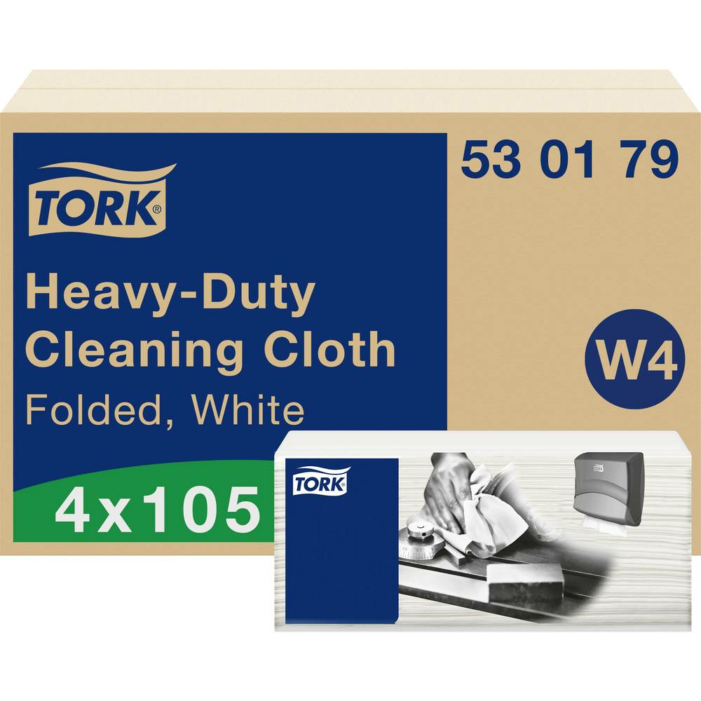Tork Extra Starke Reinigungstücher Weiß W4 Mehrzweck Putztuch 4 X 105 Tücher