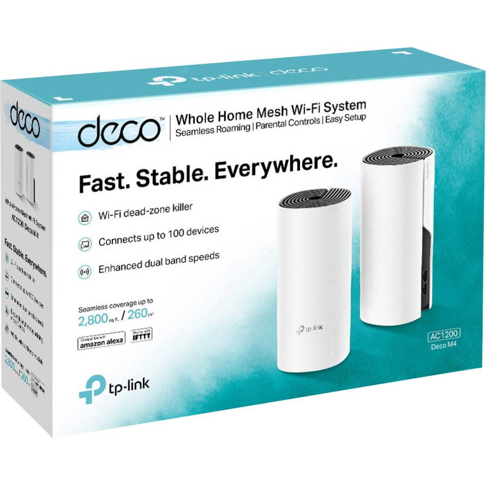 Tp Link Deco M4 2 Pack Wlan Router System Mesh Netzwerk Set Wi Fi Heimgerät B-Ware - 6935364084189